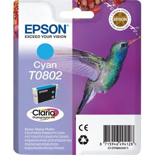 INK Epson T080240 deri në kapacitet standard sipas ISO/IEC 24711 - Blu