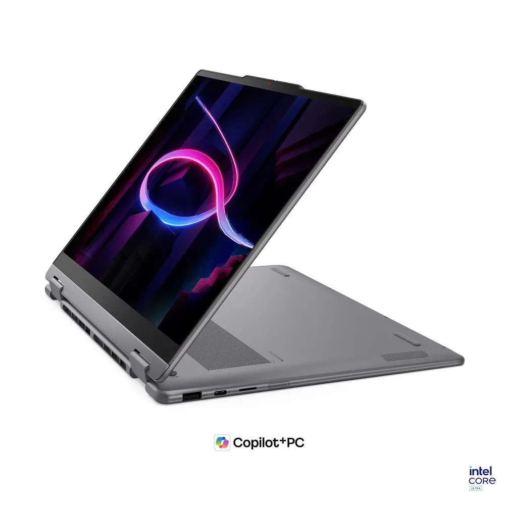 Laptop Lenovo Yoga 7i 2-in-1 Aura Edition / Ultra 7 355 / 32GB / 1TB / 14" WQXGA+ 2.8K OLED Touch 60Hz / Intel Graphics / DE -Gri - Figura 5