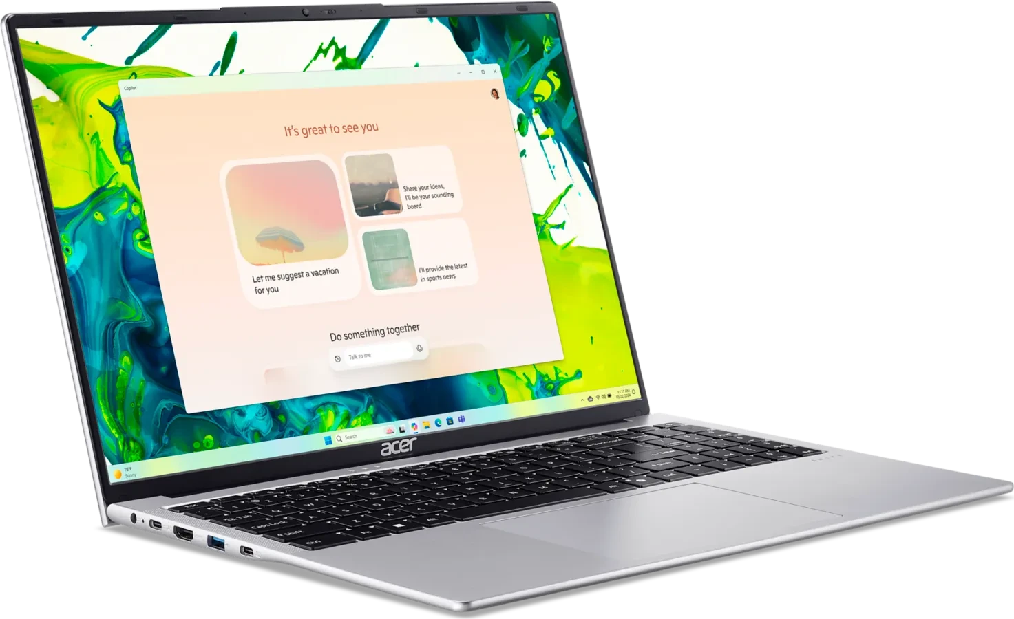 Laptop Acer Swift Lite 16 SFL16-31P-37GE / i3-N355 / 8GB DDR5 / 512GB / 16" WUXGA IPS / Intel Graphics / DE - Argjendi - Figura 2