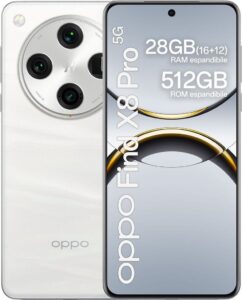 Telefon i mençur Oppo Find X8 Pro 5G, Dual SIM, 16GB RAM, 512GB - Bardhë