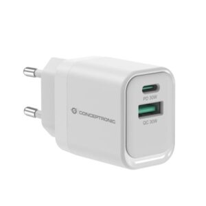 Adapter  Conceptronic 2-Port GaN Charger 3-in-1 / 33W / PD 3.0 / PPS – Bardhë
