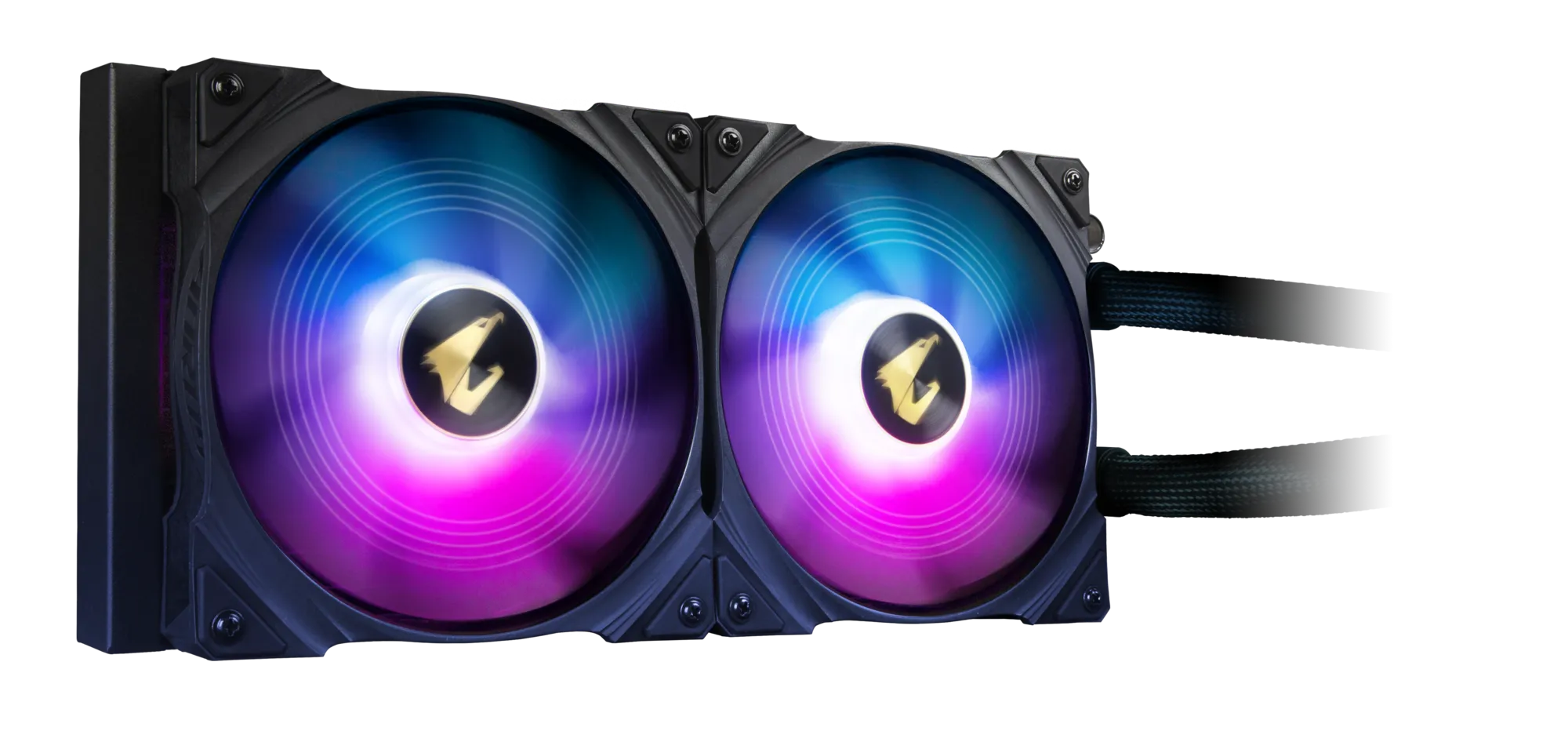 Ftohës për Procesor GIGABYTE AORUS WATERFORCE X 280 All-in-one Liquid Cooler with Circular LCD Display e zezë - Figura 3