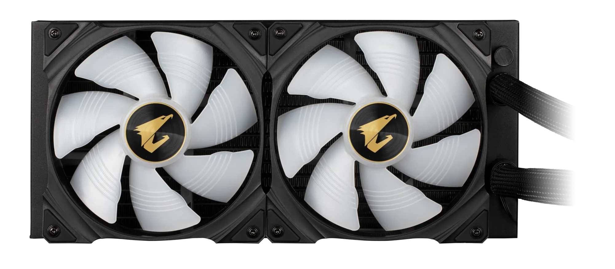 Ftohës për Procesor GIGABYTE AORUS WATERFORCE X 280 All-in-one Liquid Cooler with Circular LCD Display e zezë - Figura 2