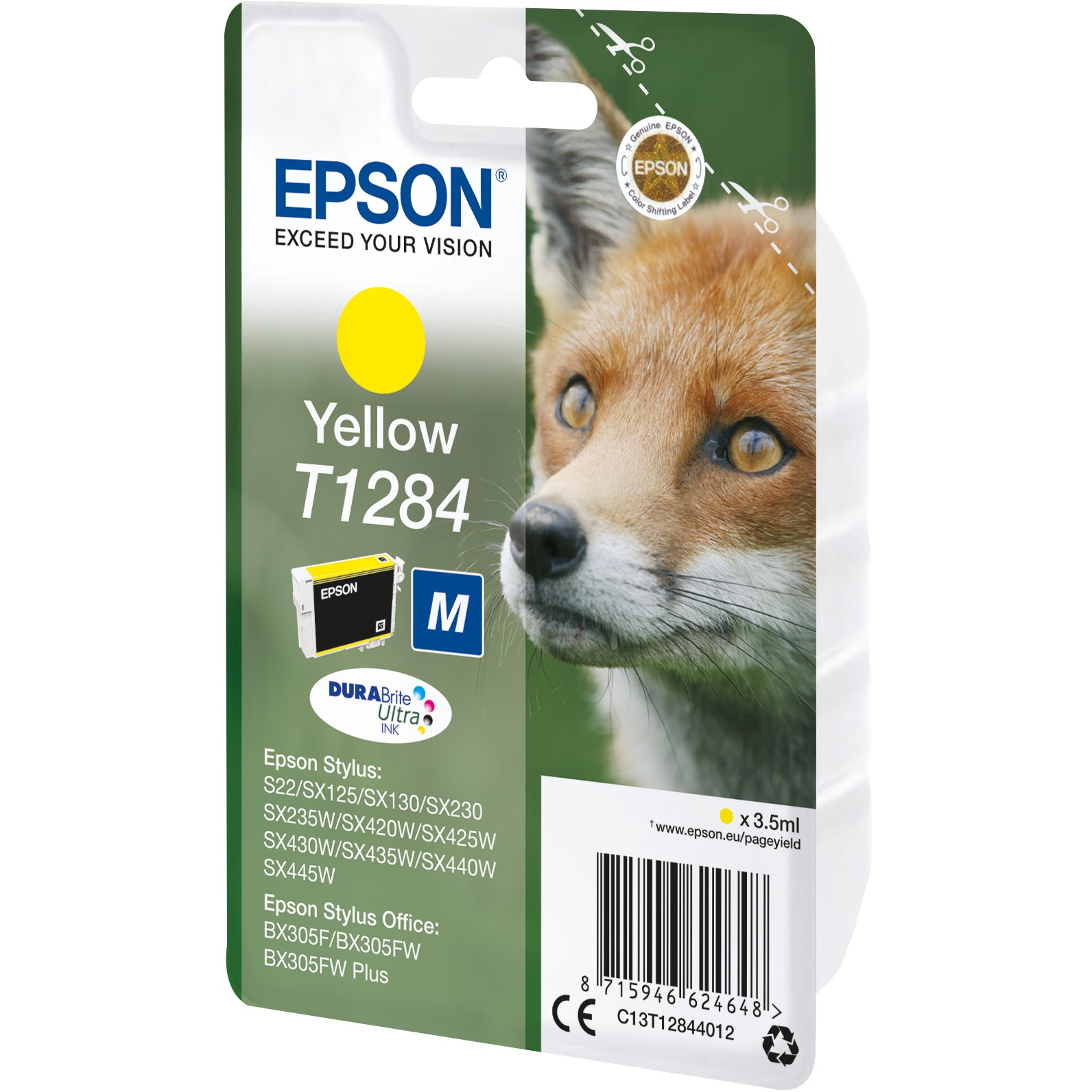 INK Epson C13T12844012 – Verdhë - Figura 2