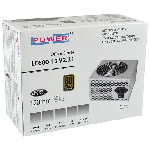 Furnizues Energjie PSU 450W LC-Power Office LC600-12 | 80+Bronze - Figura 2