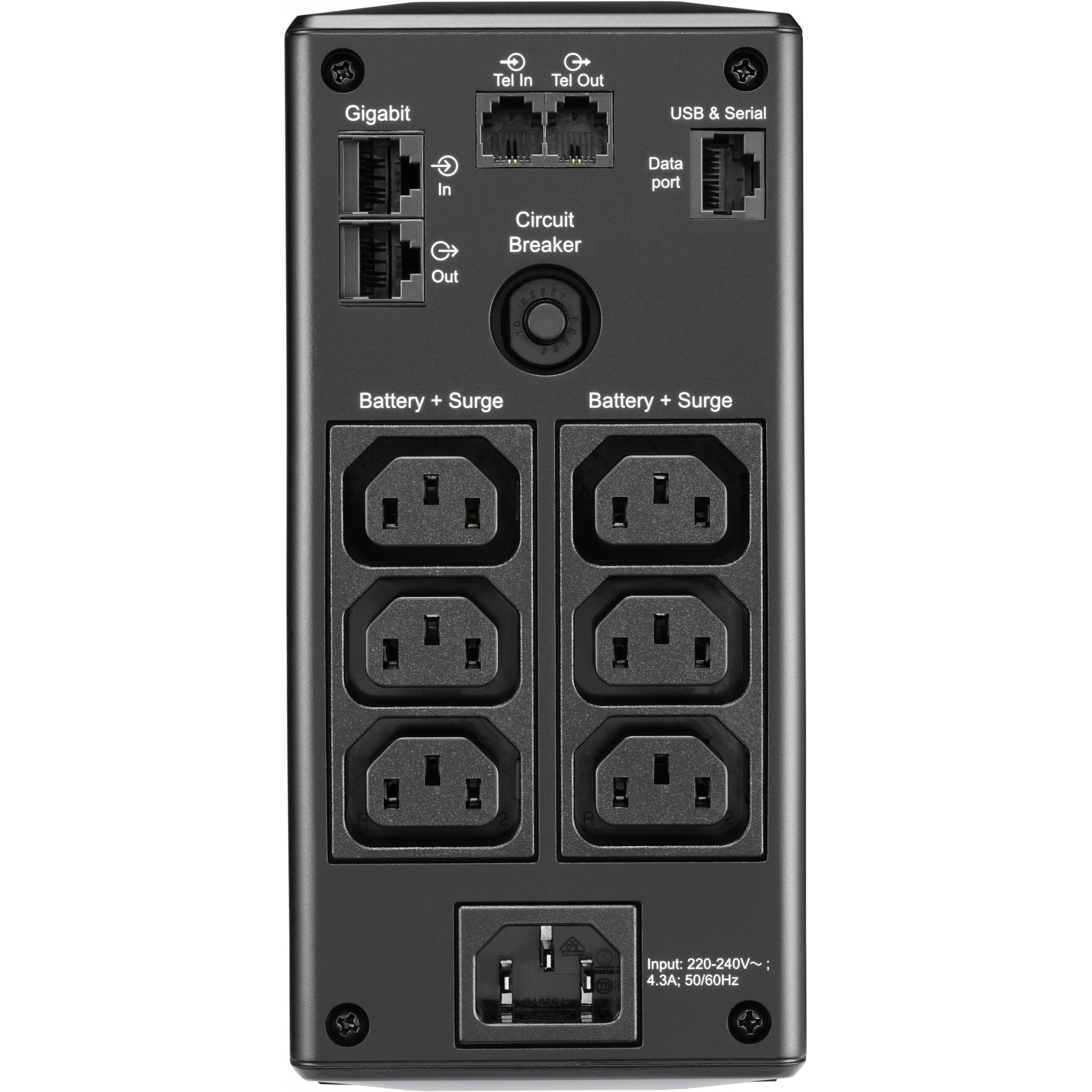 APC Back-UPS Pro BR900MI – 900VA 540W Line-Interactive UPS with AVR, LCD Display, USB Monitoring & 6x IEC Outputs – Reliable Backup Power Protection for PCs, NAS & Office Equipment - Figura 2