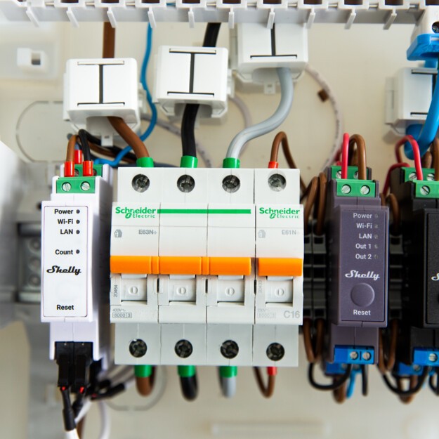 Smart Relay with 3x120A Terminals Shelly Pro 3EM 120A Wi-Fi/LAN / Measurement Function - Figura 3