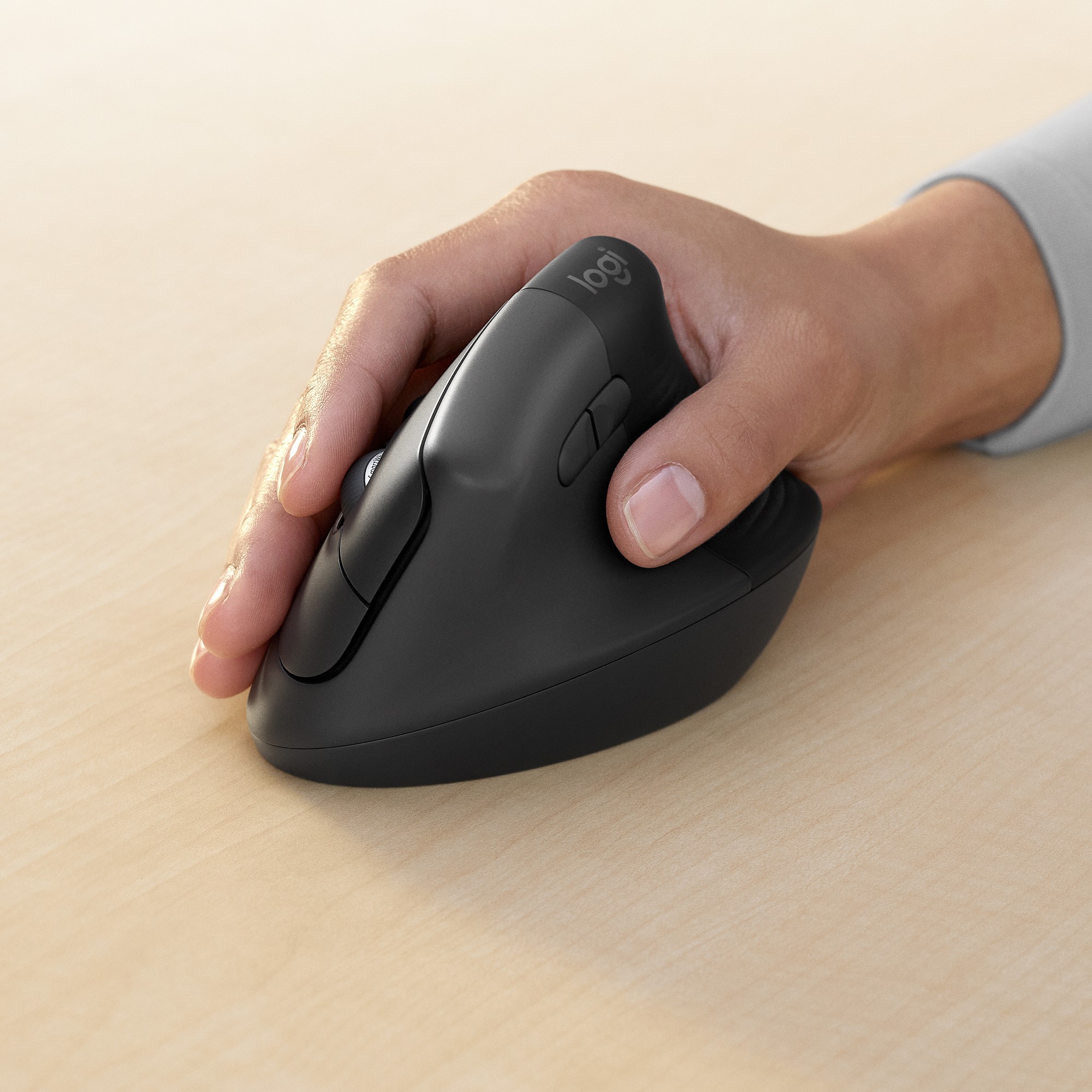 Maus Pa kabllo Logitech Lift for Business - Vertikale Für Rechtshänder - Figura 4