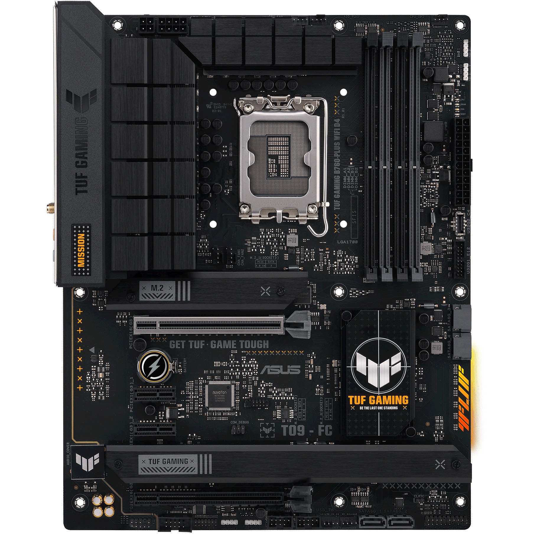 Pllakë Amë MB Intel ASUS 1700 TUF Gaming B760-PLUS WIFI DDR4 - Figura 2