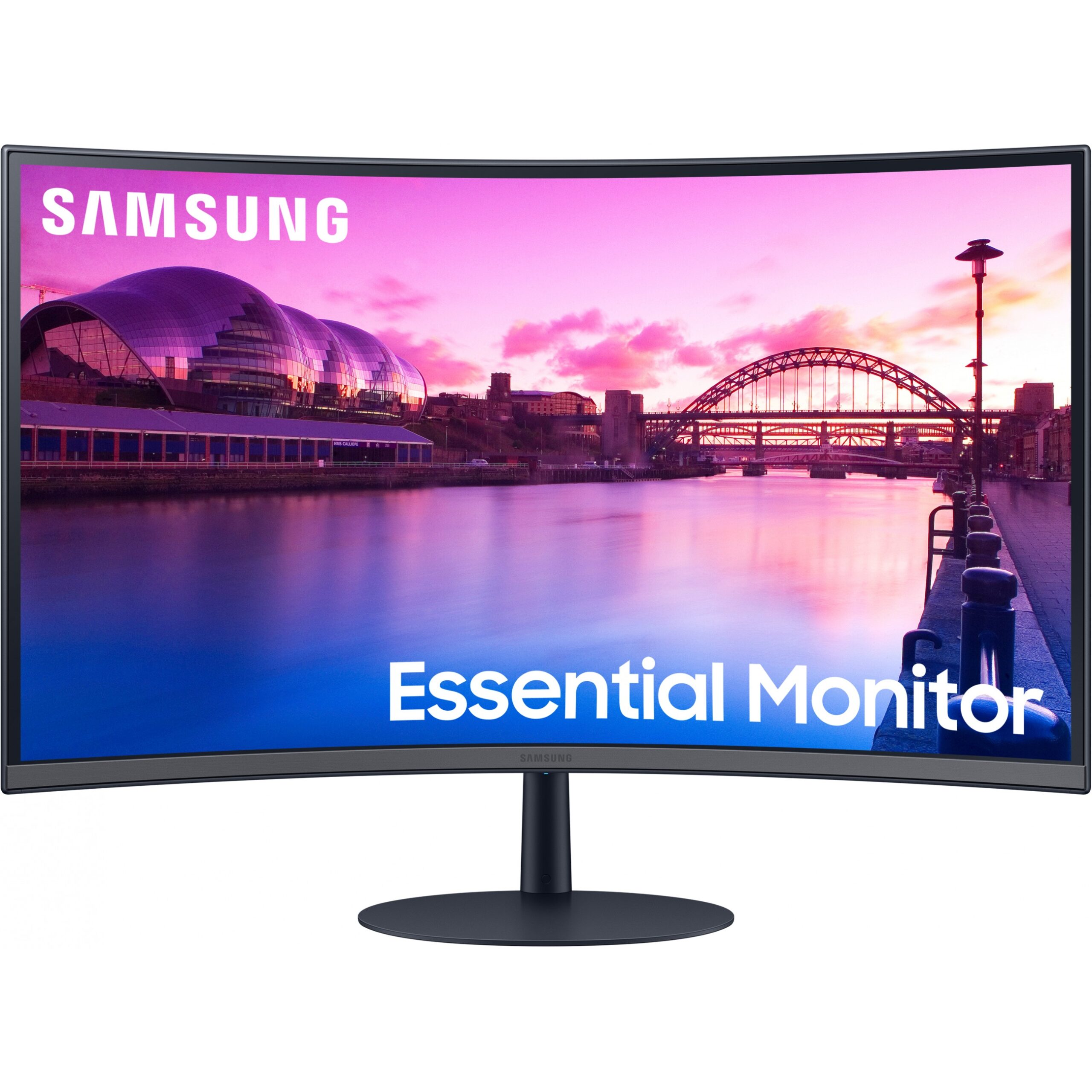 Monitor të Lakuar & UltraWide SAMSUNG 68cm/27'' (1920x1080) Samsung S27C390EAU 4ms 16:9 2xHDMI DisplayPort Speaker Full HD Black Blu/Gri