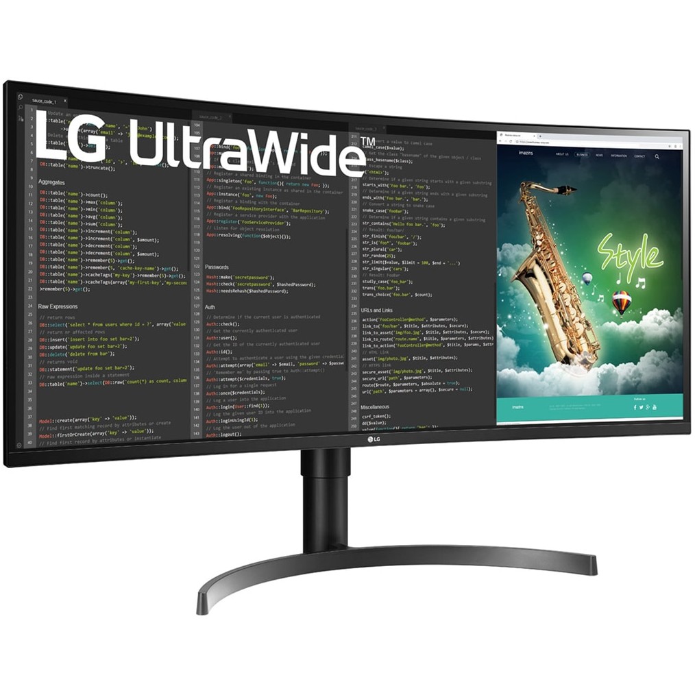 Monitor të Lakuar & UltraWide LG 88.9cm/35'' (3440x1440) LG 35WN75CP-B Curved 21:9 5ms 2xHDMI DP USB-C VESA Speaker UWQHD - Figura 3