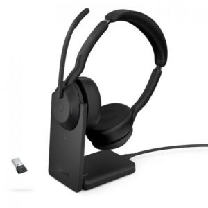 Kufje pa kabllo Jabra Evolve2 55 UC Stereo USB-A with Charging Stand - Zezë
