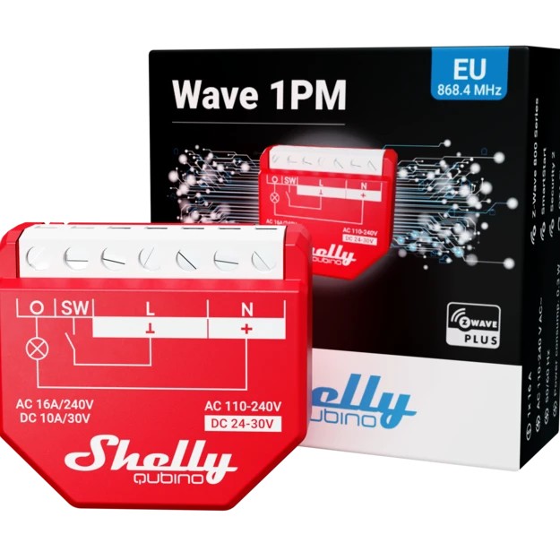 Kontrollues smart 1-kanalësh me matës energjie 16 A për montim në mur Shelly Wave 1PM - Figura 5