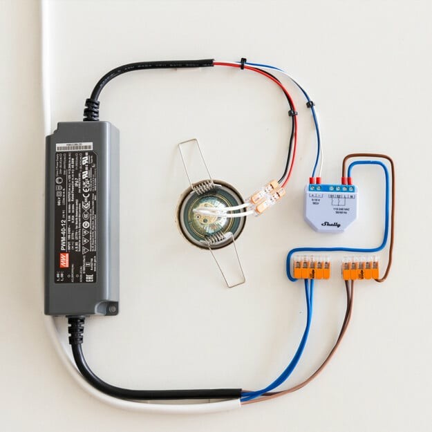 Aksesorë për Rrjet Shelly Relais "Dimmer 0-10V" Unterputz - Figura 5