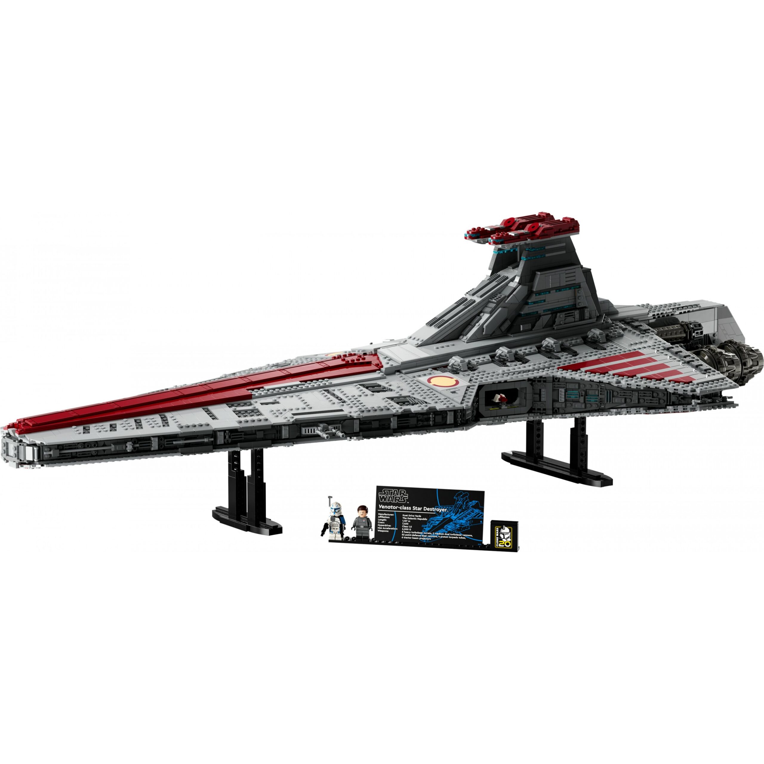 Lego Star Wars Republikanischer Angriffskreuzer der Venator-Klasse 75367 - Figura 2