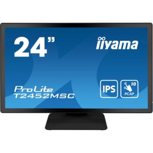 Monitor iiyama 61cm/24" (1920x1080) iiyama ProLite T2452MSC-B1 16:9 FHD IPS Touch 14ms HDMI DP USB-C Speaker Zi