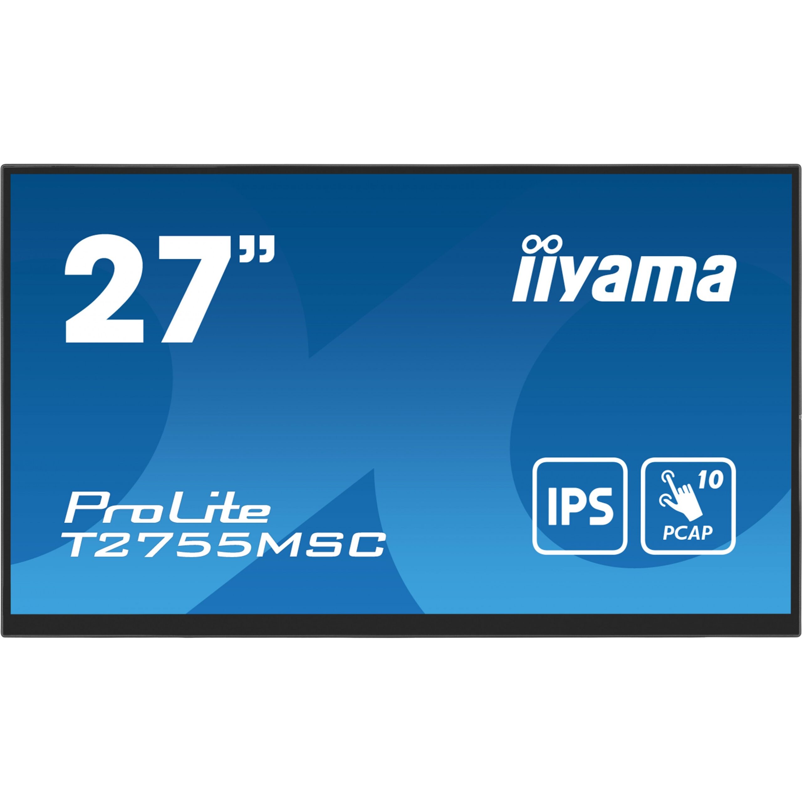 Monitor iiyama 68.6cm/27" (1920x1080) iiyama ProLite T2755MSC-B1 16:9 FHD IPS Touch 5ms 60Hz HDMI DP USB Speaker Zi