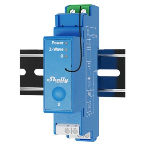 Shelly Relais "Wave Pro 1" max 16A Z-Wave DIN-Rail - Figura 2