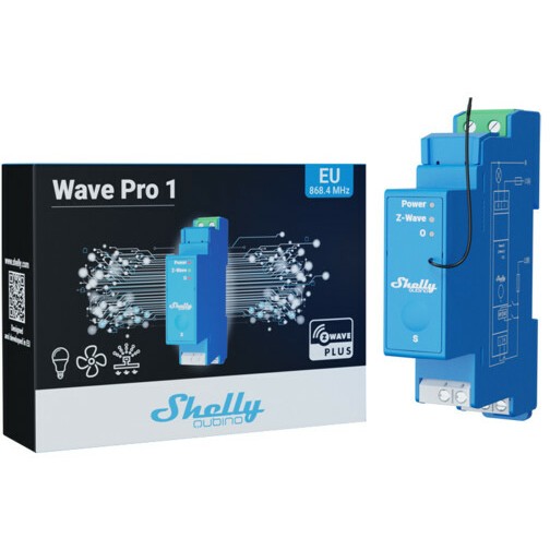 Shelly Relais "Wave Pro 1" max 16A Z-Wave DIN-Rail - Figura 4