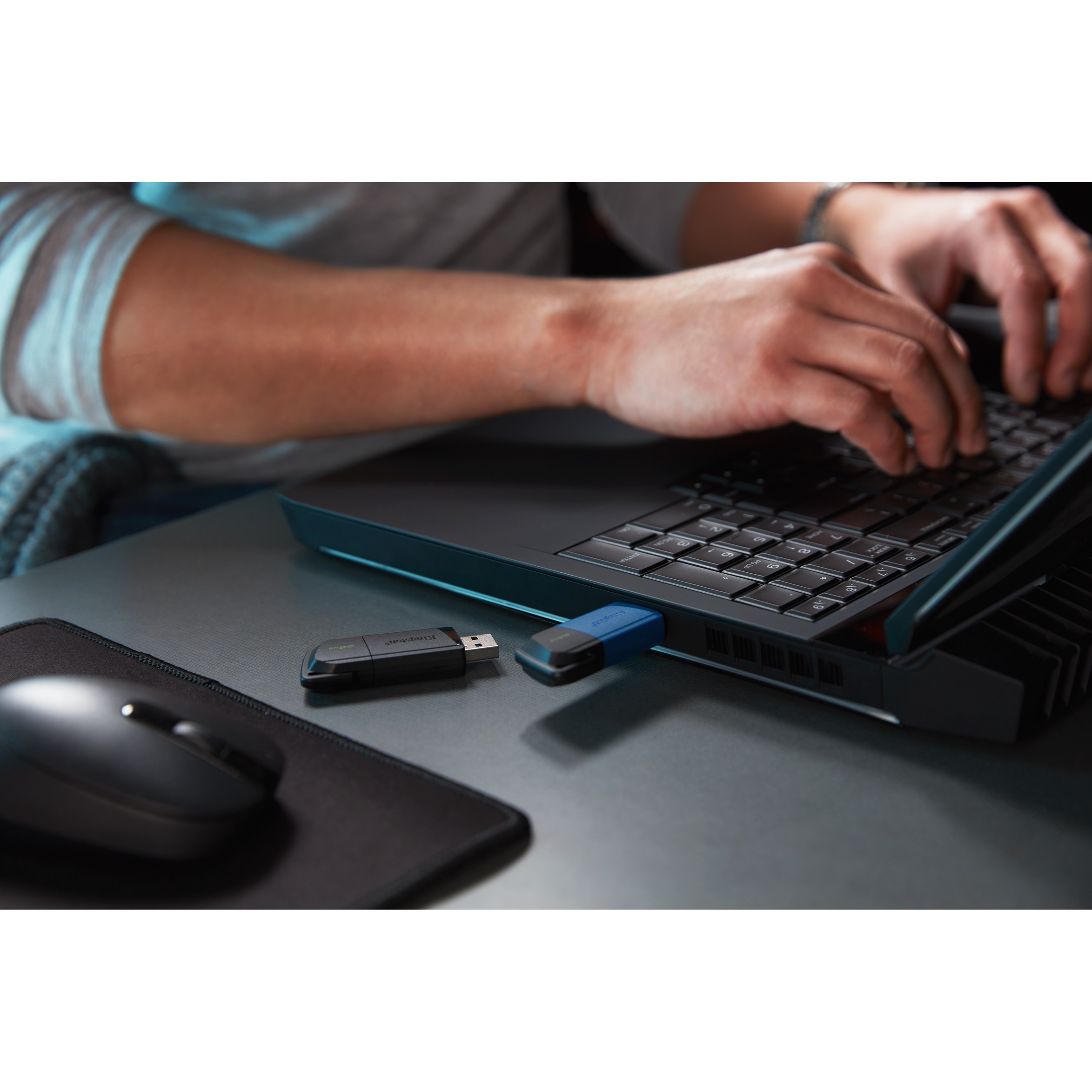 USB Flash Drive Kingston STICK 64GB USB 3.2 Kingston DataTraveler Exodia M 2er Pack Zi/Blau - Figura 4