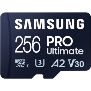 Kartë Memorie SD SAMSUNG CARD 256GB Samsung PRO Ultimate microSDXC 200MB/s +Adapter