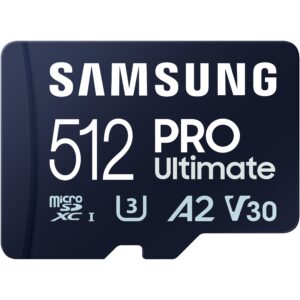 Kartë Memorie SD SAMSUNG CARD 512GB Samsung PRO Ultimate microSDXC UHS-I inkl. Adapter