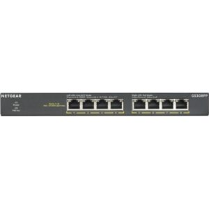Switch NETGEAR 8P Netgear GS308PP RM PoE+