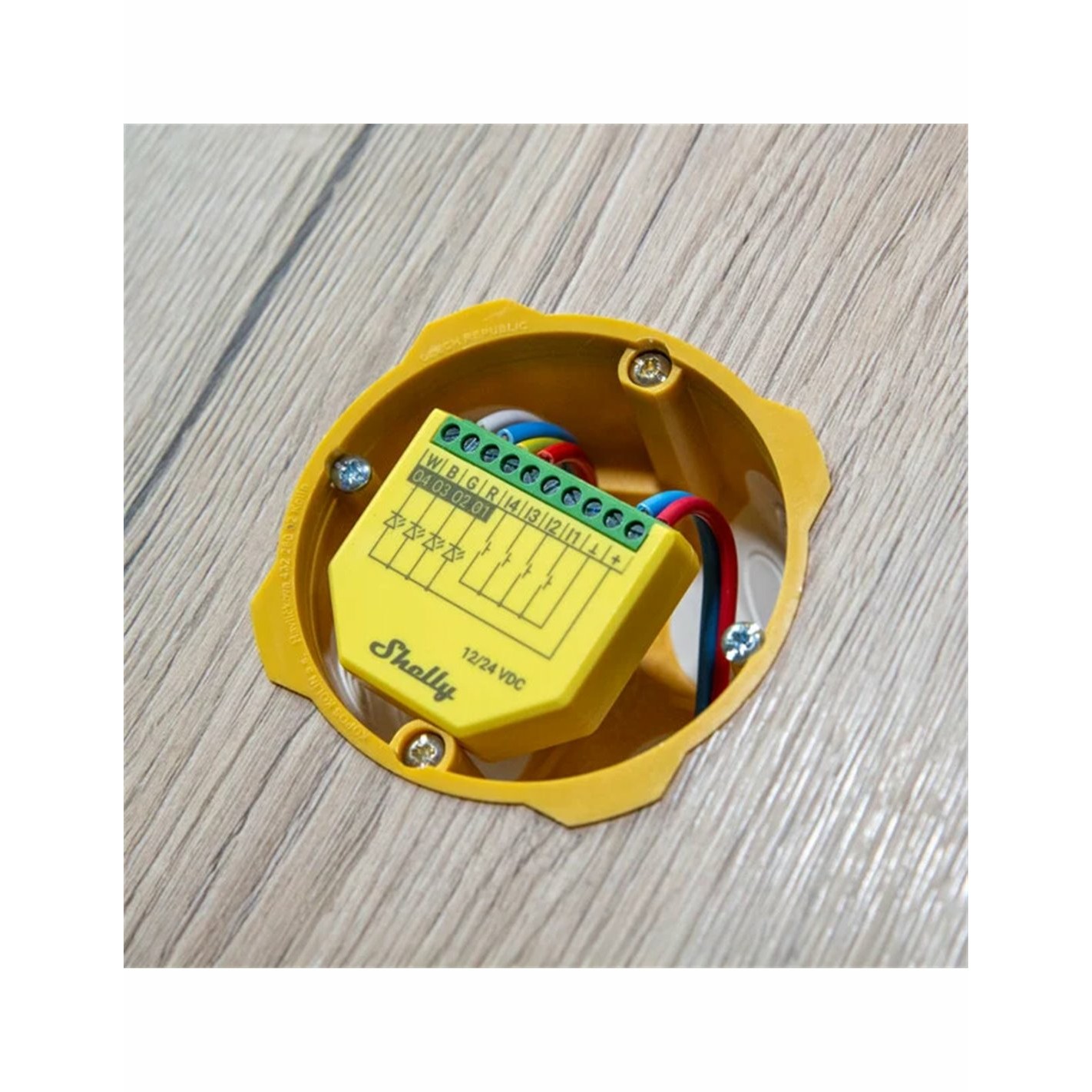 Shelly Relais "Plus RGBW PM" WLAN Bluetooth LED Lichtcontroller Unterputz - Figura 3