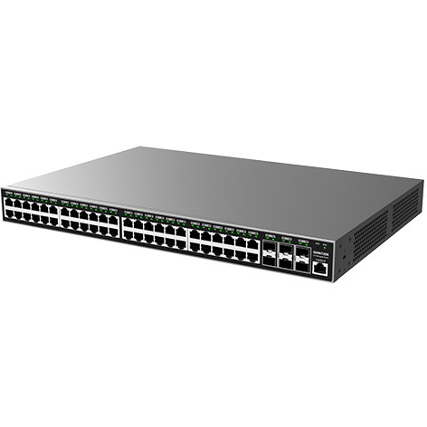 Grandstream GWN7806 48-Port Gigabit Layer 2+ Managed Switch | 48× RJ45 | 6× 10G SFP+ | VLAN | QoS | Enterprise Network Switch - Figura 3