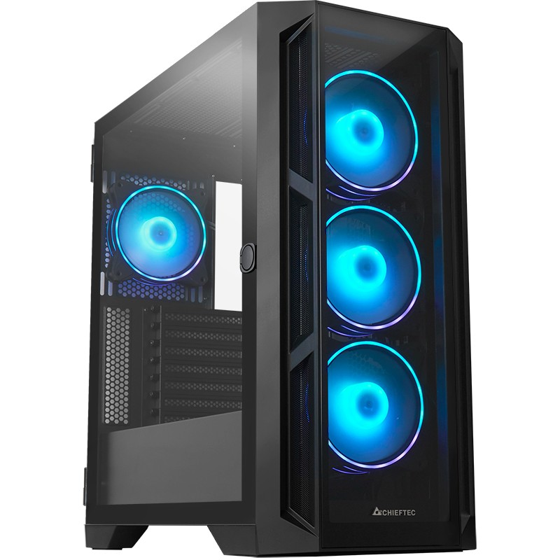 Kasë Chieftec Midi APEX Series GA-01B-TG-OP