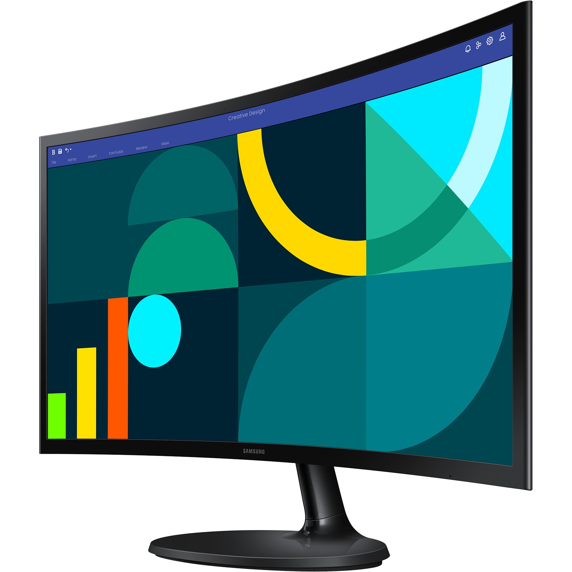 Monitor Samsung S24D364GAU / 24"/ Full HD VA / 100Hz / 4ms / HDMI+VGA - Zezë - Figura 2
