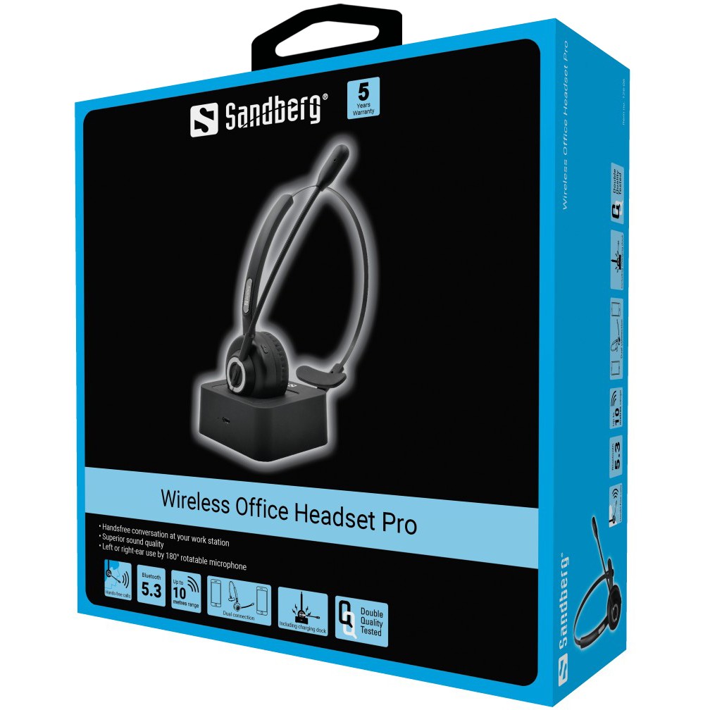 Kufje pa kabllo SANDBERG 126-06 Bluetooth Zyrë Headset Pro - Figura 2