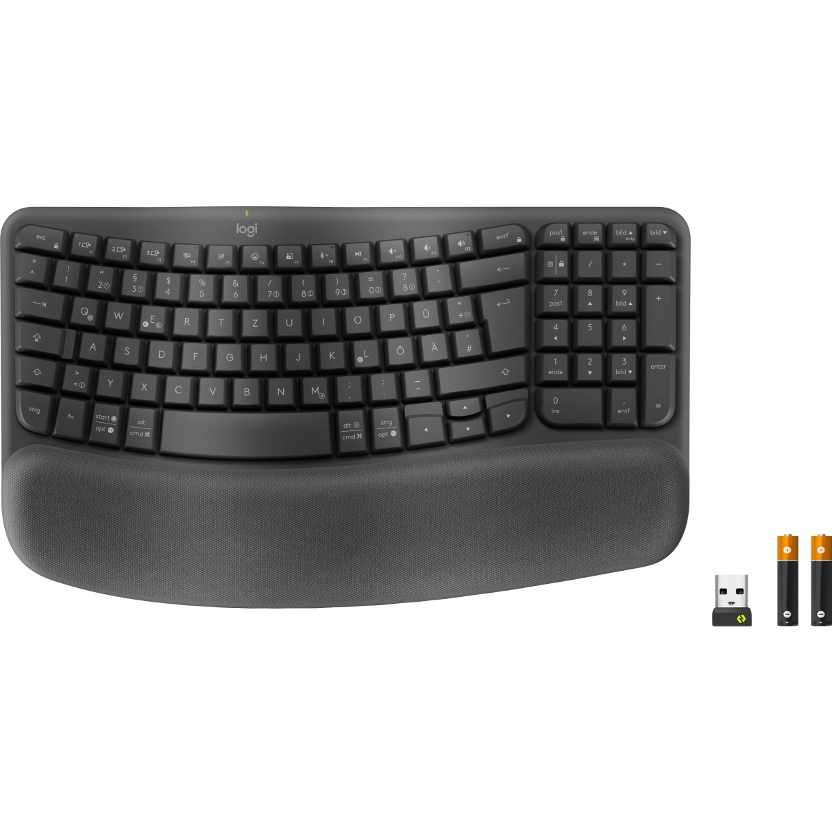 Tastierë Pa kabllo Logitech Wave Keys Bluetooth black QWERTZ DE - Figura 4