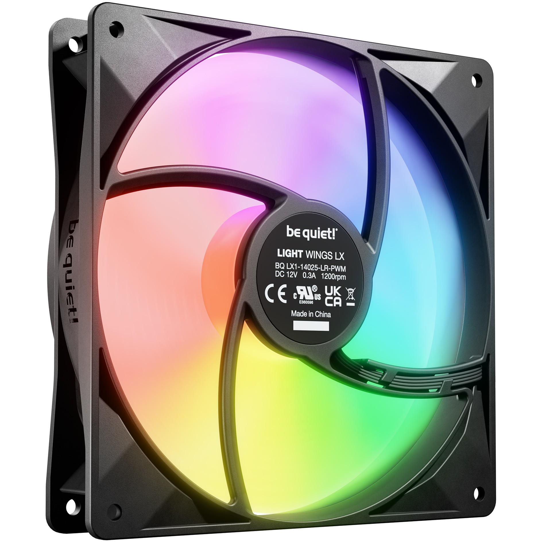 Ftohës për Kasë Be Quiet! 140mm LIGHT WINGS LX PWM Triple-Pack - Figura 4