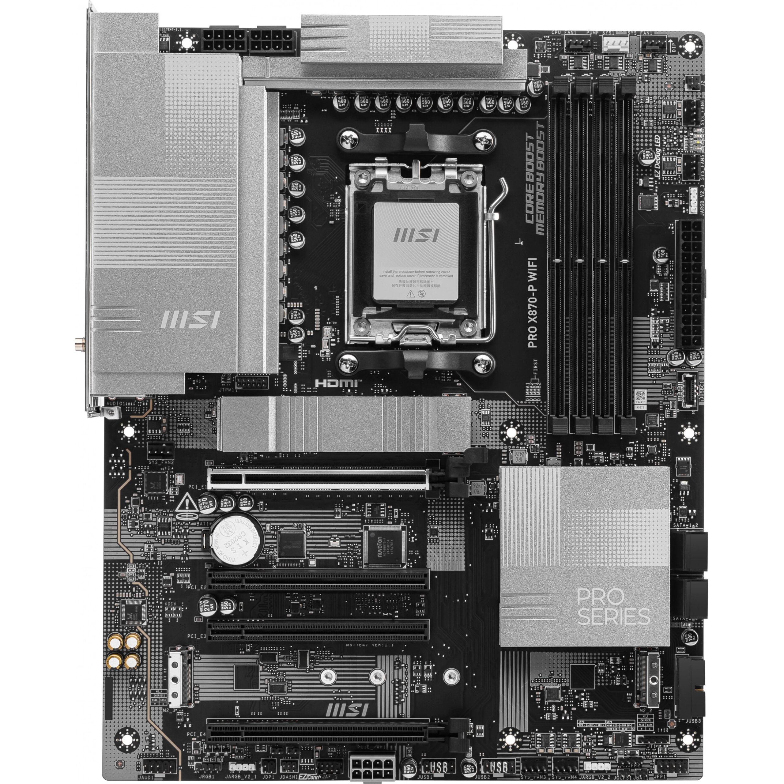 Pllakë Amë MB AMD MSI AM5 PRO X870-P WiFi ATX