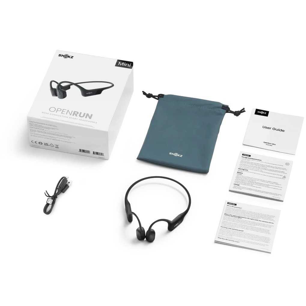 Kufje pa kabllo Shokz OpenRun Mini Black Bluetooth Wireless Bone Conduction Headset - Figura 5