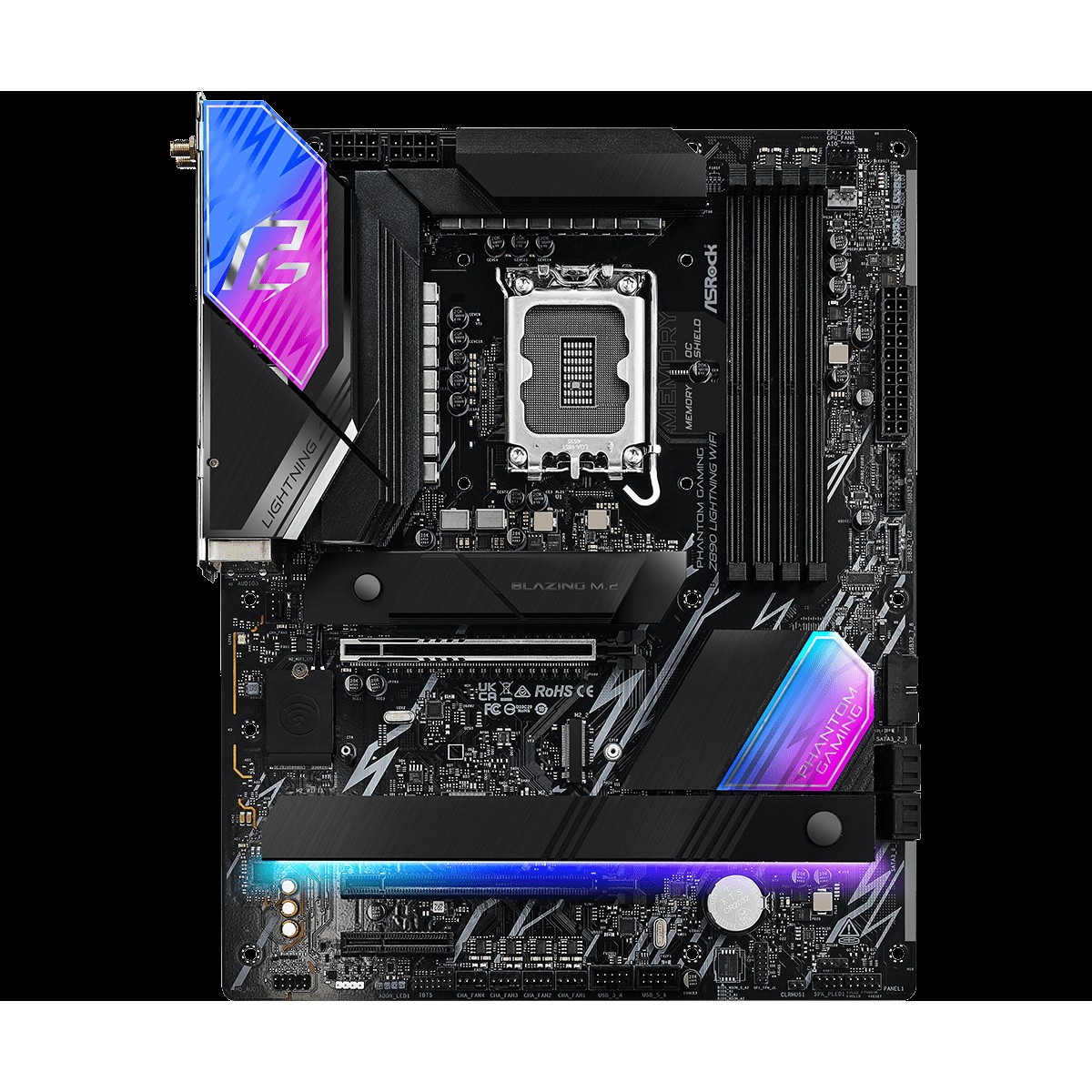 Pllakë Amë MB Intel ASRock 1851 Z890 Phantom Gaming Lightning Wifi DDR5