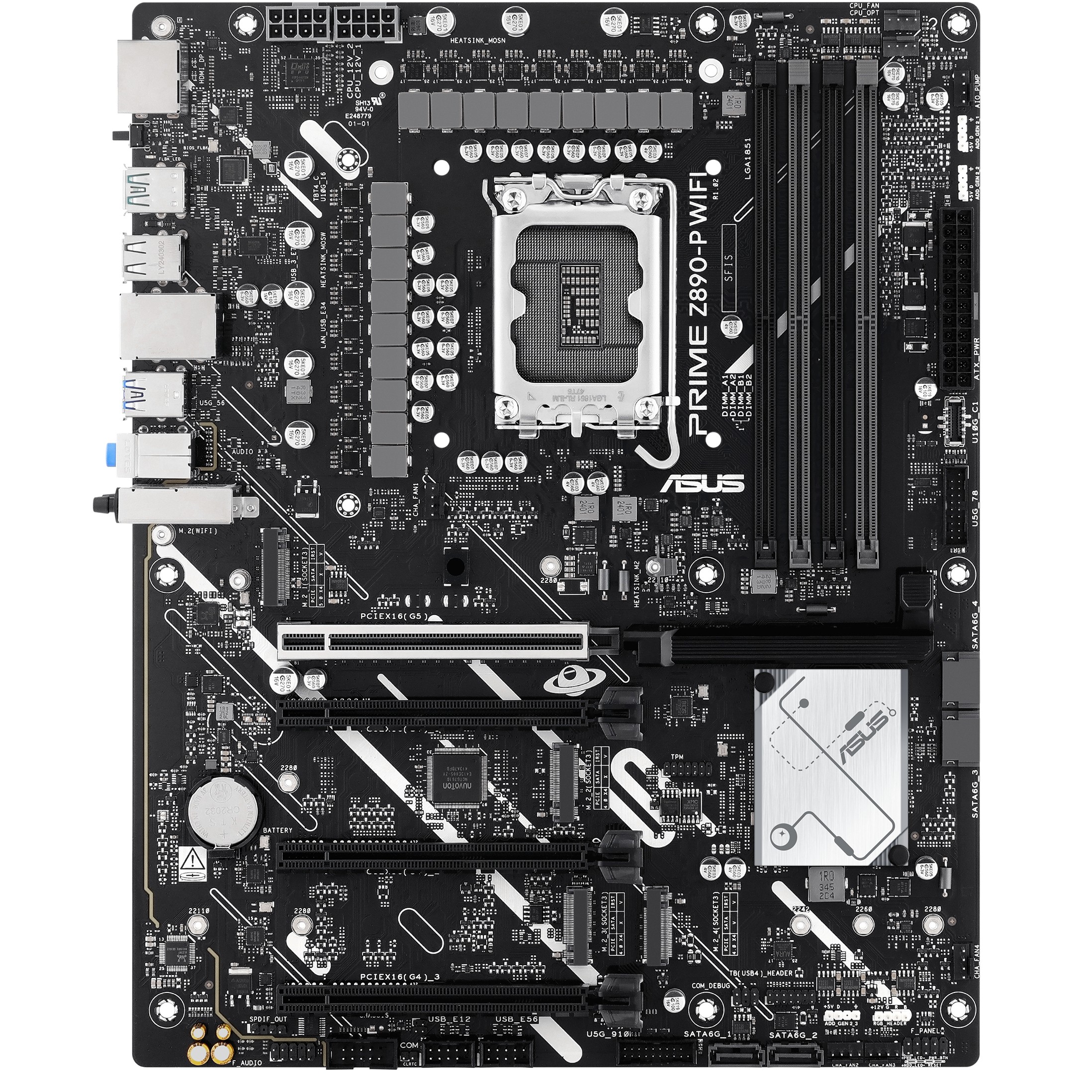 Pllakë Amë MB Intel ASUS 1851 PRIME Z890-P Wifi DDR5
