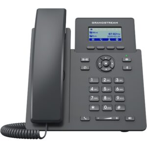Grandstream GRP2601P IP Phone VoIP 2 SIP Accounts | PoE | 2-Line SIP Telefon | HD Audio | 10/100 Mbps Ethernet