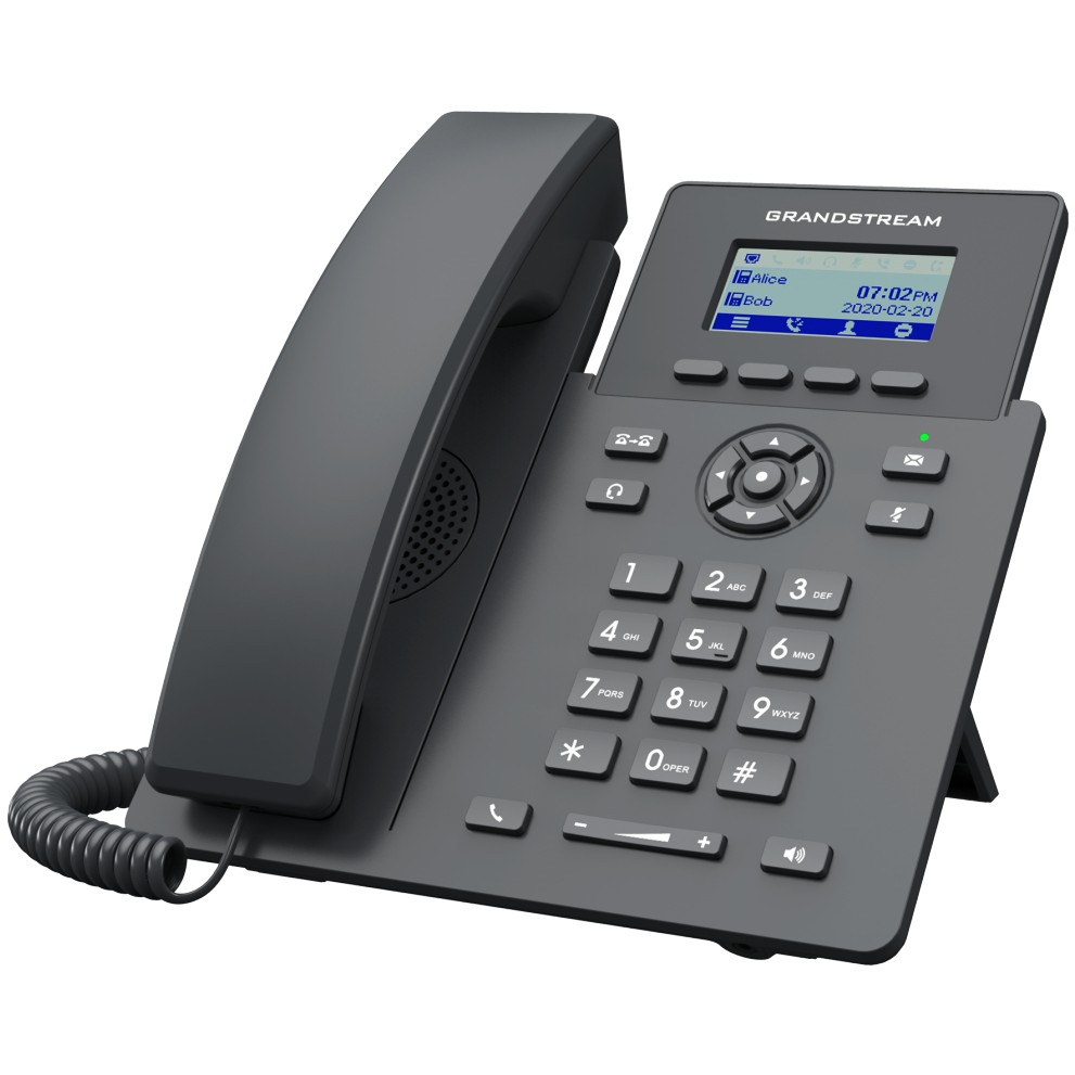 Grandstream GRP2601P IP Phone VoIP 2 SIP Accounts | PoE | 2-Line SIP Telefon | HD Audio | 10/100 Mbps Ethernet - Figura 2