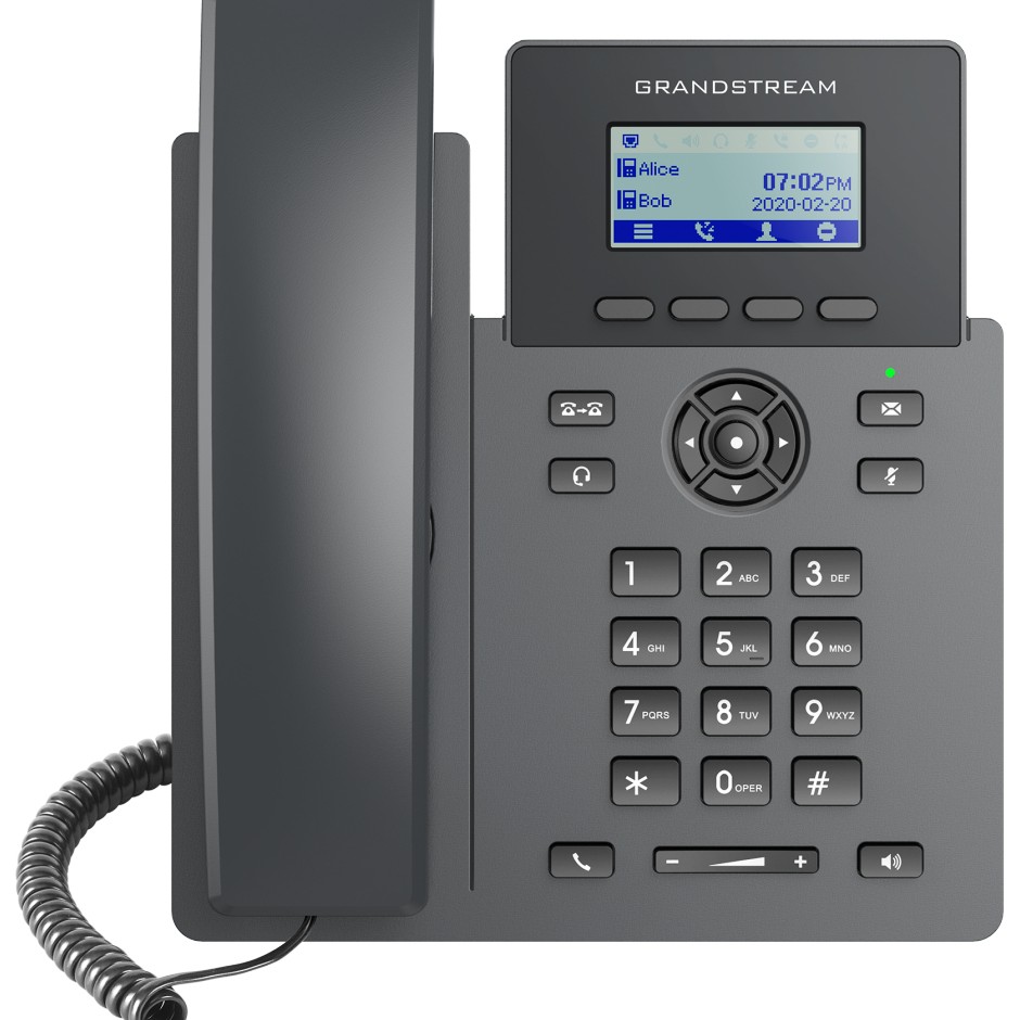 Grandstream GRP2601P IP Phone VoIP 2 SIP Accounts | PoE | 2-Line SIP Telefon | HD Audio | 10/100 Mbps Ethernet - Figura 5