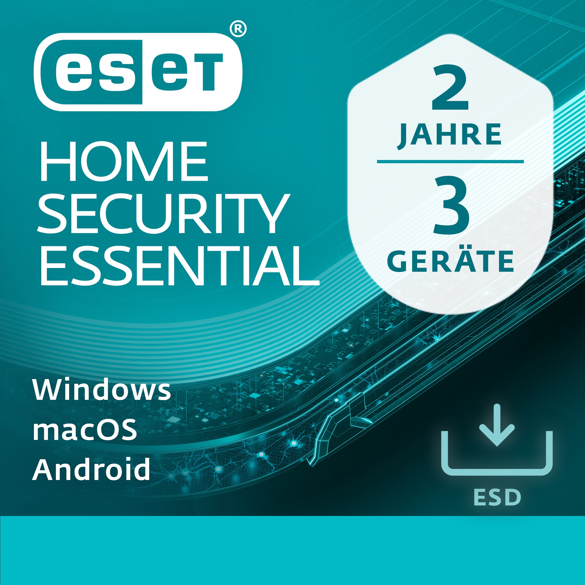 Software për Siguri ESET Home Security Essential - 3 User. 2 Vjet - ESD-DownloadESD