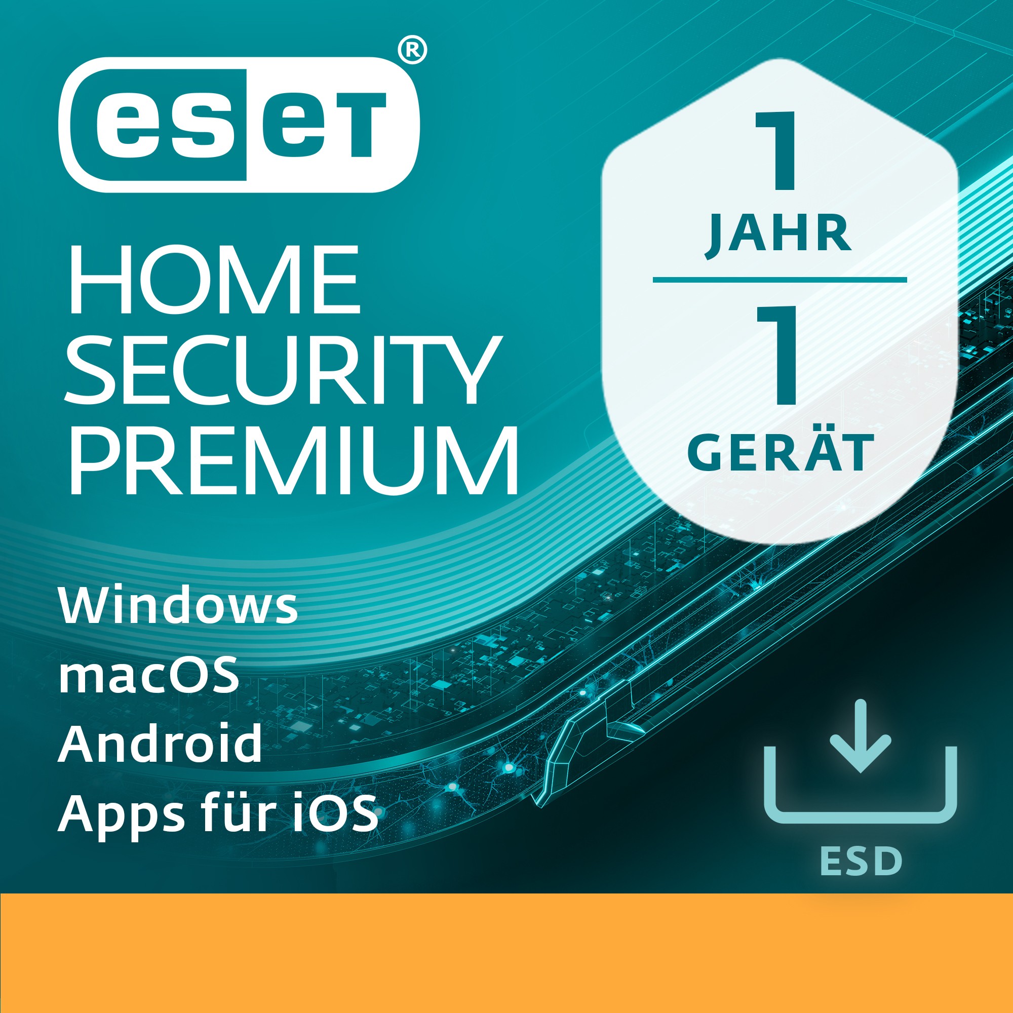 Software për Siguri ESET Home Security Premium - 1 User. 1 Year - ESD-DownloadESD