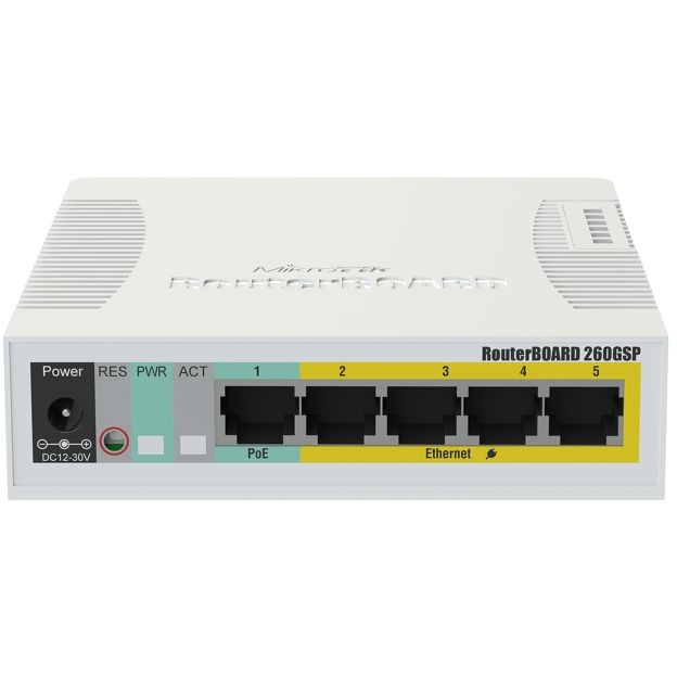 Switch MikroTik 5P+1 Mikrotik CSS106-1G-4P-1S POE M - Figura 3