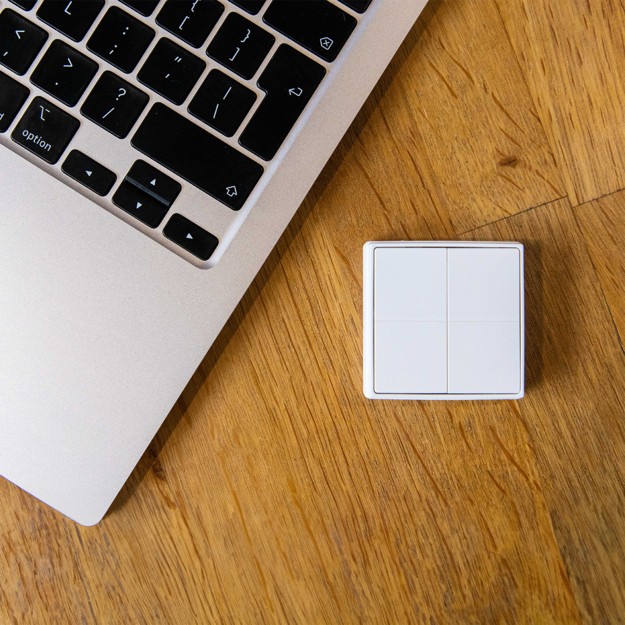 Ndërprerës smart 4-kanalësh me 16 veprime Shelly Blu Wall Switch 4 - Bardhë - Figura 5