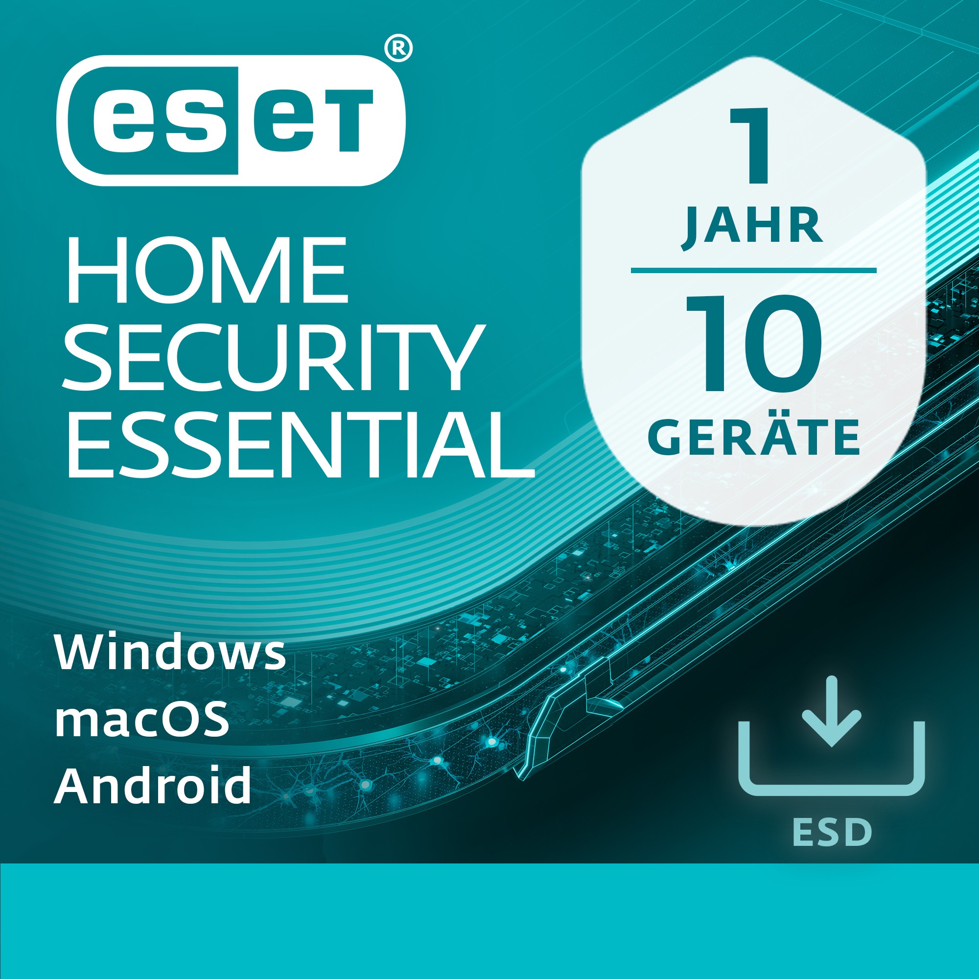 Software për Siguri ESET Home Security Essential - 10 User. 1 Year - ESD-DownloadESD