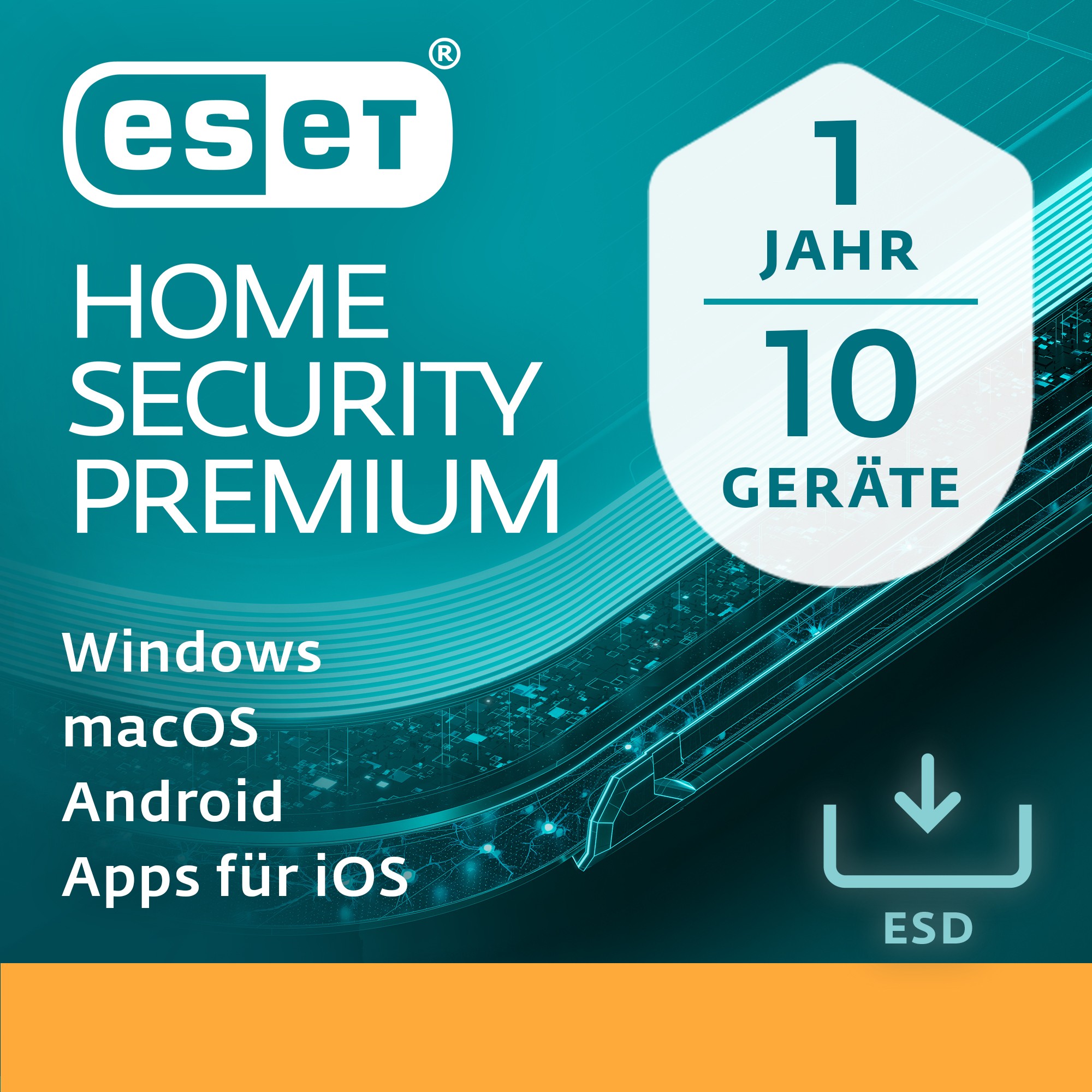 Software për Siguri ESET Home Security Premium - 10 User. 1 Year - ESD-DownloadESD