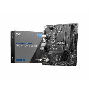 Pllakë Amë MB Intel MSI 1700 H610M-E PRO mATX D4