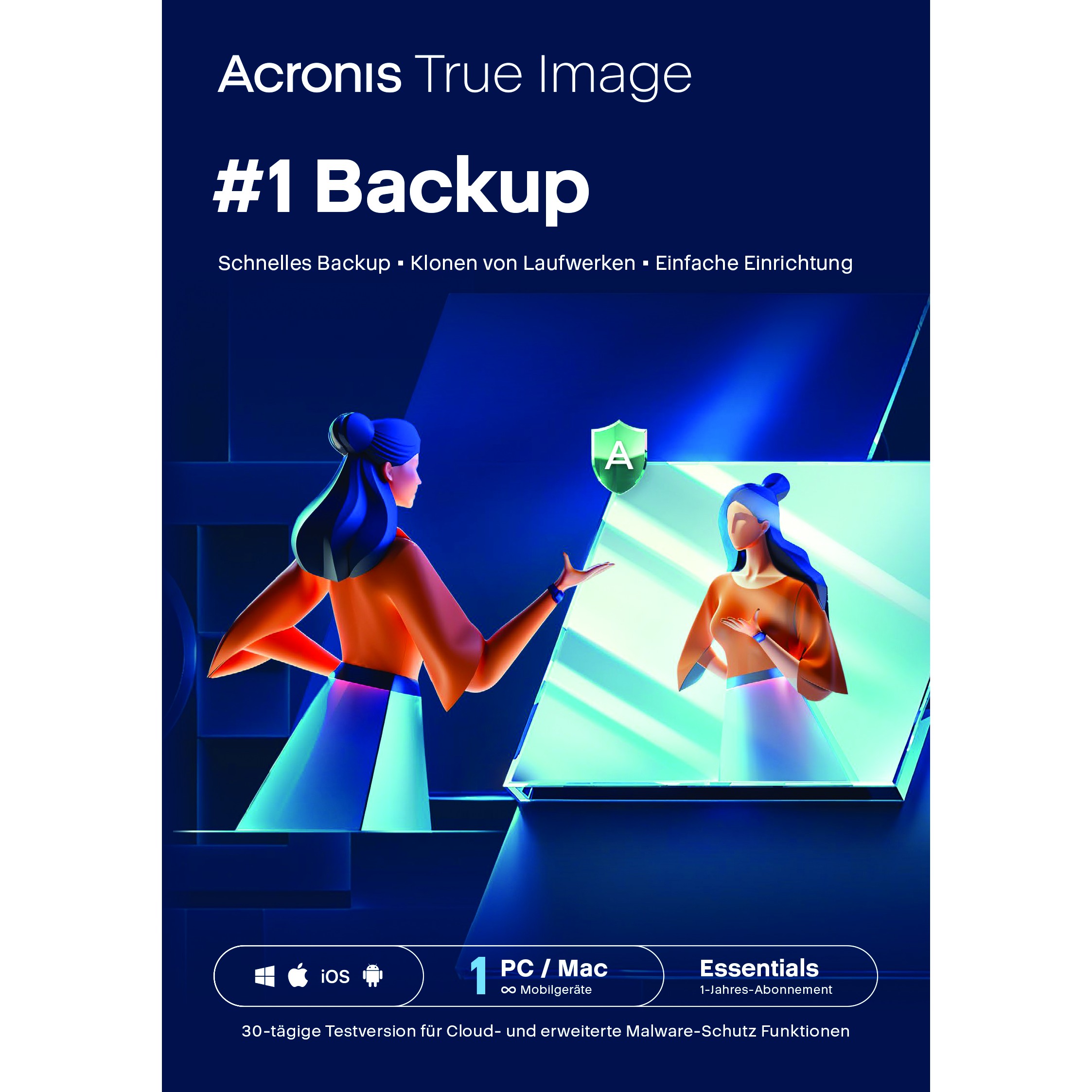 ESD Software Acronis True Image Essentials - 1 Computer - 1 year subscription - ESD-DownloadESD