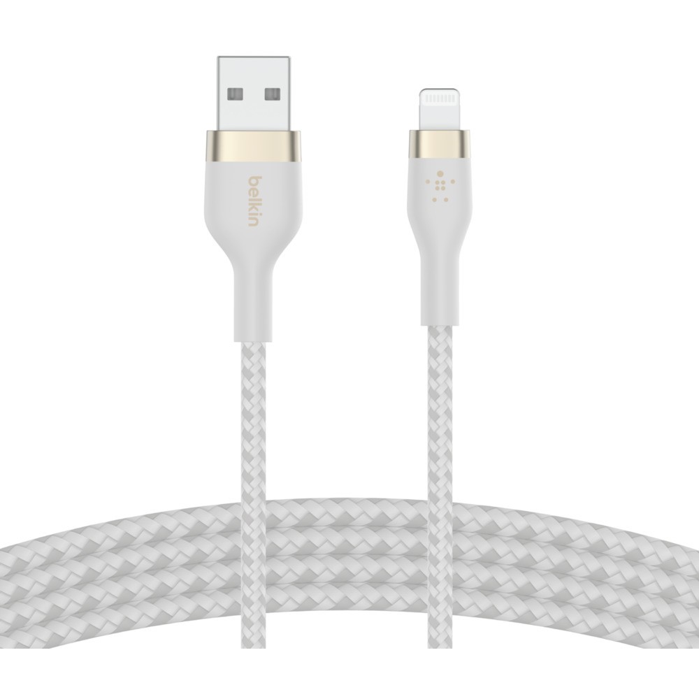 Aksesorë për telefon Belkin PRO Flex Lightning/USB-A Kabel. Apple zert.. 3m. bardhë - Figura 3